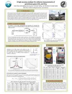 A high accuracy analyzer for airborne measurements of greenhouse