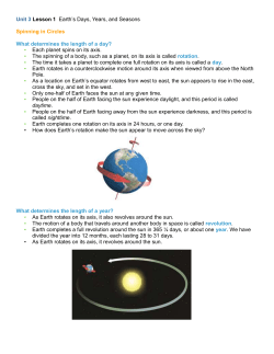 Lesson 1 Power Notes