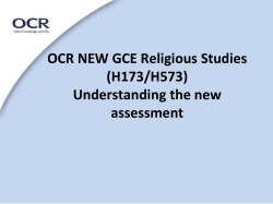 Get Ready for OCR Sociology