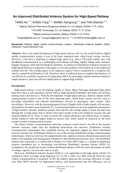 An Improved Distributed Antenna System for High