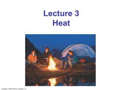 Lecture 3 Heat
