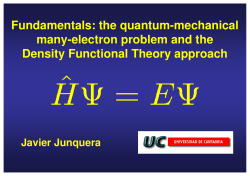 the quantum-mechanical many-electron problem and the Density