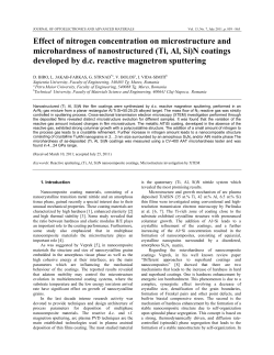 Effect of nitrogen concentration on microstructure and