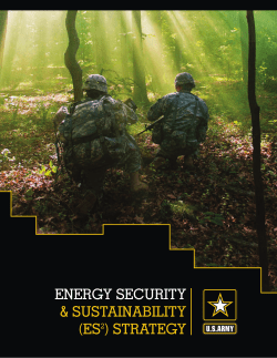 Energy Security and Sustainability (ES2) Strategy