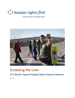 Crossing the Line - Human Rights First