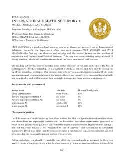 international relations theory 1