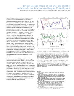 Oxygen-isotope record of sea level and climatic
