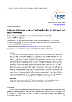 jESE manuscript - Journal of Electrochemical Science and