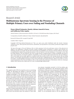 Multiantenna Spectrum Sensing in the Presence of Multiple Primary