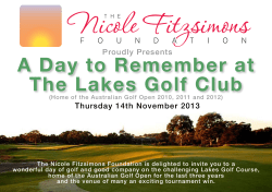 A Day to Remember at The Lakes Golf Club
