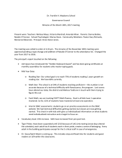 March 2 - East Hartford Public Schools