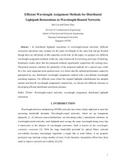 Efficient Wavelength Assignment Methods for Distributed Lightpath