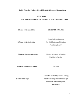 Review of literature Related To Depression