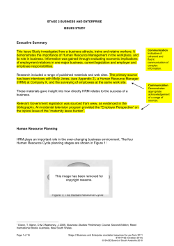 Stage 2 Business Studies