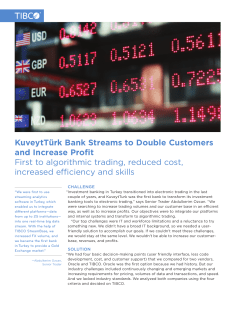 KuveytT&uuml;rk Bank Streams to Double Customers and Increase Profit