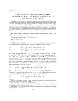 Strong Duality in Nonconvex Quadratic Optimization with Two
