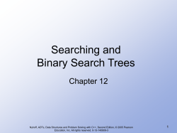 Lec 11 Binary Search Trees