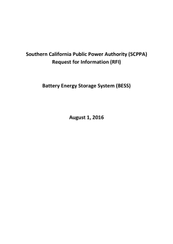 Battery Energy Storage System (BESS)