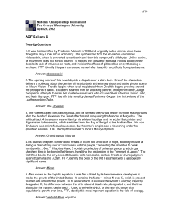 ACF6 - Collegiate Quiz Bowl Packet