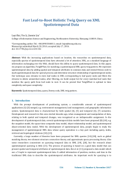 Fast Leaf-to-Root Holistic Twig Query on XML Spatiotemporal Data