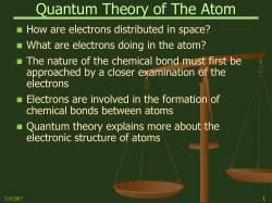 Atomic Theory and Structure File