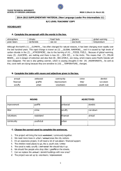 vocabulary - ybd.yildiz.edu.tr