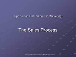 Sports and Entertainment Marketing