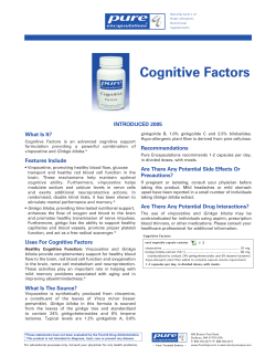 Cognitive Factors