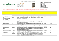 risk assessment for greenway