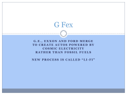 Exxon`s Strategy