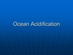 Ocean Acidification