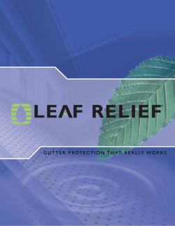Leaf Relief Brochure