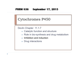 Cytochromes P450