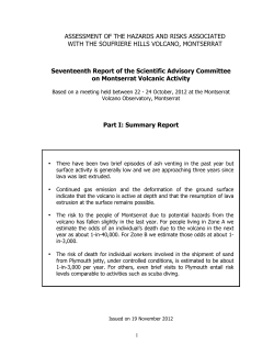 ASSESSMENT OF THE HAZARDS AND RISKS ASSOCIATED WITH