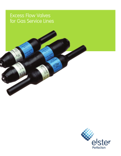 Excess Flow Valves for Gas Service Lines