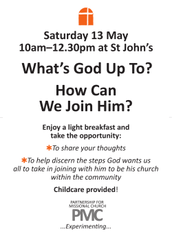 Enjoy a light breakfast and take the opportunity: *To share your
