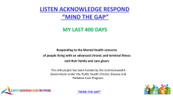 400 Days - Listen, Acknowledge, Respond
