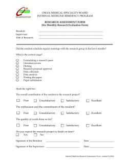 OMAN MEDICAL SPECIALITY BOARD INTERNAL MEDICINE