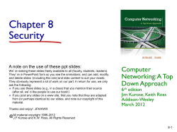 Security Basics