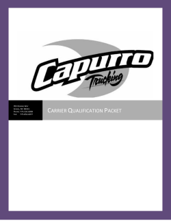 Carrier Qualification Packet