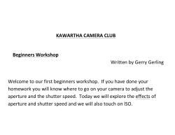 Beginners First Session Material