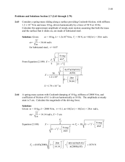2-44 Problems and Solutions Section 2.7 (2.63