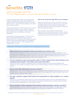 Question to Ask Your TPA