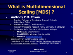 MDS - Index