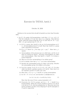 Exercises for TATA55, batch 2