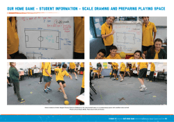0ur Home Game - Student information - Scale drawing