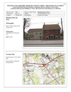 pennsylvania historic resource survey form