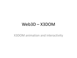 Web3D * X3DOM