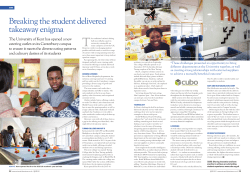 Breaking the student delivered takeaway enigma