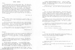 SPORTS REPORTS played 4, won I, lost 3. played 2, won I.